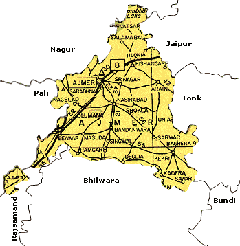 Ajmer Map